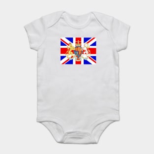 UK coat of arms flag Baby Bodysuit